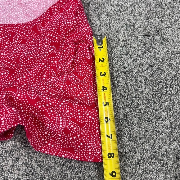 Universal Thread Red Linen Blend Stars Paisley Mini A Line Dress Size Medium - Picture 11 of 13